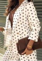 Elegancka Sacou w Buline Timeless Dots ecru