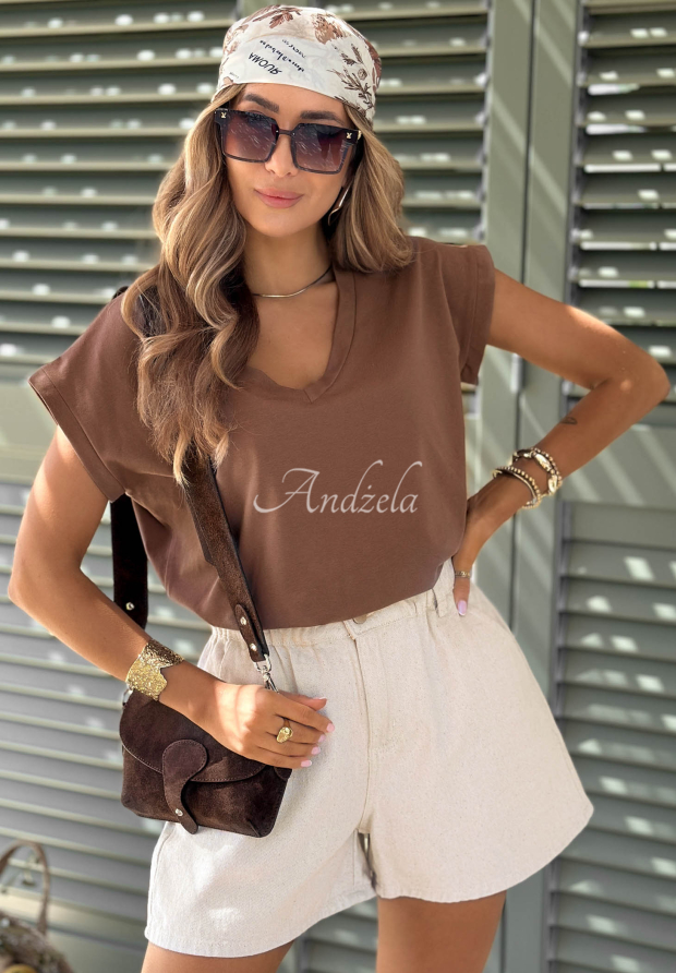 Tricou V-neck