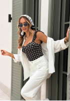 Body cu bretele cu buline Blossom Ballet