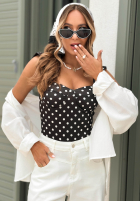 Body cu bretele cu buline Blossom Ballet