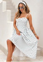 Rochie maxi na ramiączkach w Buline Mia Dotti albă