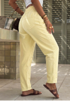 din material textil Pantaloni z gumką taliei