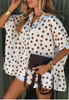 Cămașă w Buline Hello Bellissima albă