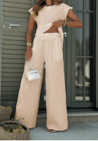 Compleu Bluză i Pantaloni Glow Mood ecru