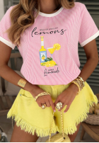 din denim Șorturi z szerokimi nogawkami Endless Blue albastre