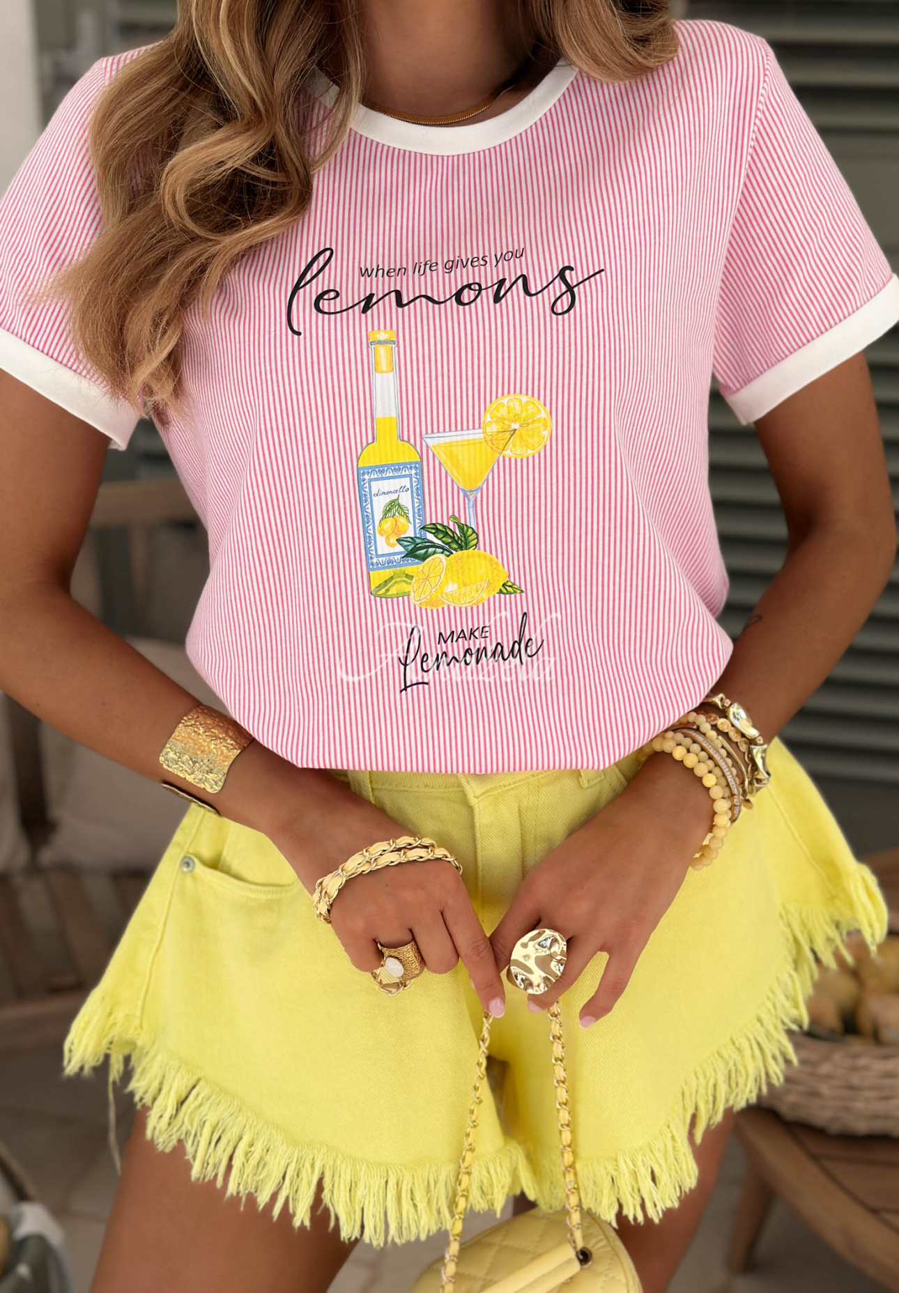 Pantaloni scurți largi din denim Endless Blue