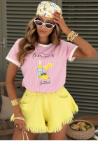 din denim Șorturi z szerokimi nogawkami Endless Blue albastre