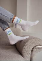 Lungi skarpetki Capri białe