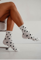 Lungi skarpetki w Buline Little Dots białe