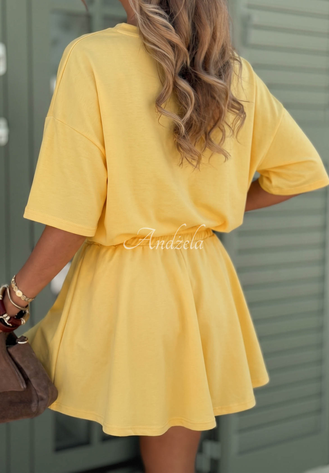 Set de trening din viscoză tricou și pantaloni scurți Willy