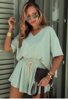 Compleu de trening Tricou i krótkie spodenki Willy galbene