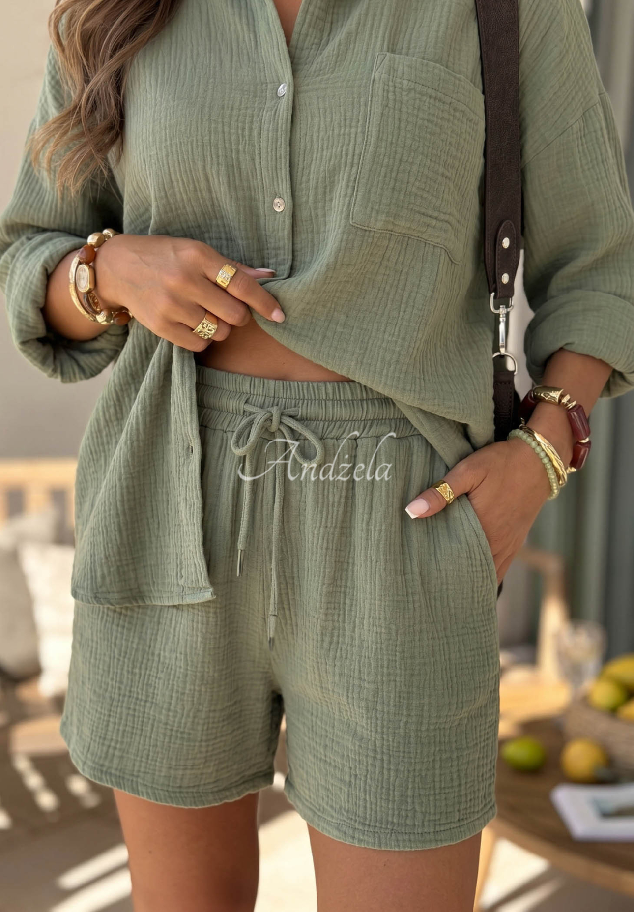 Pantaloni scurți de muselină Campfire Oasis