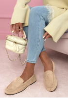 zamszowe mokasyny Smile Of Light bej