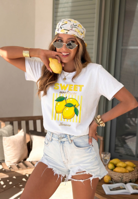 Tricou din bumbac cu imprimeu Sweet Goodness