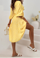 Rochie midi w Buline Guava albă