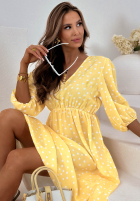 Rochie midi w Buline Guava albă