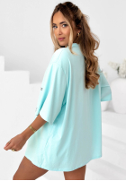 Tricou z nadrukiem Baguette galbene