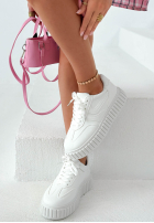 Adidași Pretty Walks białe