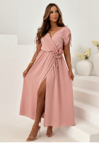 Rochie midi z różą Dreamy Garden roz