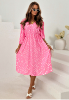 Rochie midi w Buline Guava albă