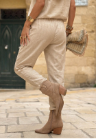 Compleu Bluză i Pantaloni Sandy Touch bej
