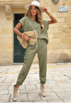 Compleu Bluză i Pantaloni Sandy Touch bej