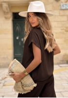 Compleu Bluză i Pantaloni Sandy Touch bej