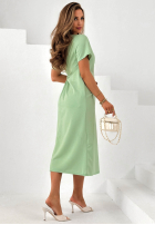 Rochie maxi z wiązaniem Stay With You camel