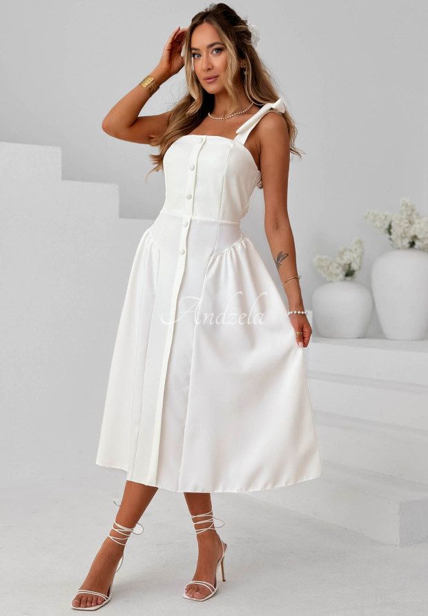 Rochie midi cu bretele legate Sunset Aura