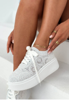 Koronkowe Bascheți Bianco białe