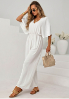 Rochie maxi cu model tip panteră Wild Jungle bej