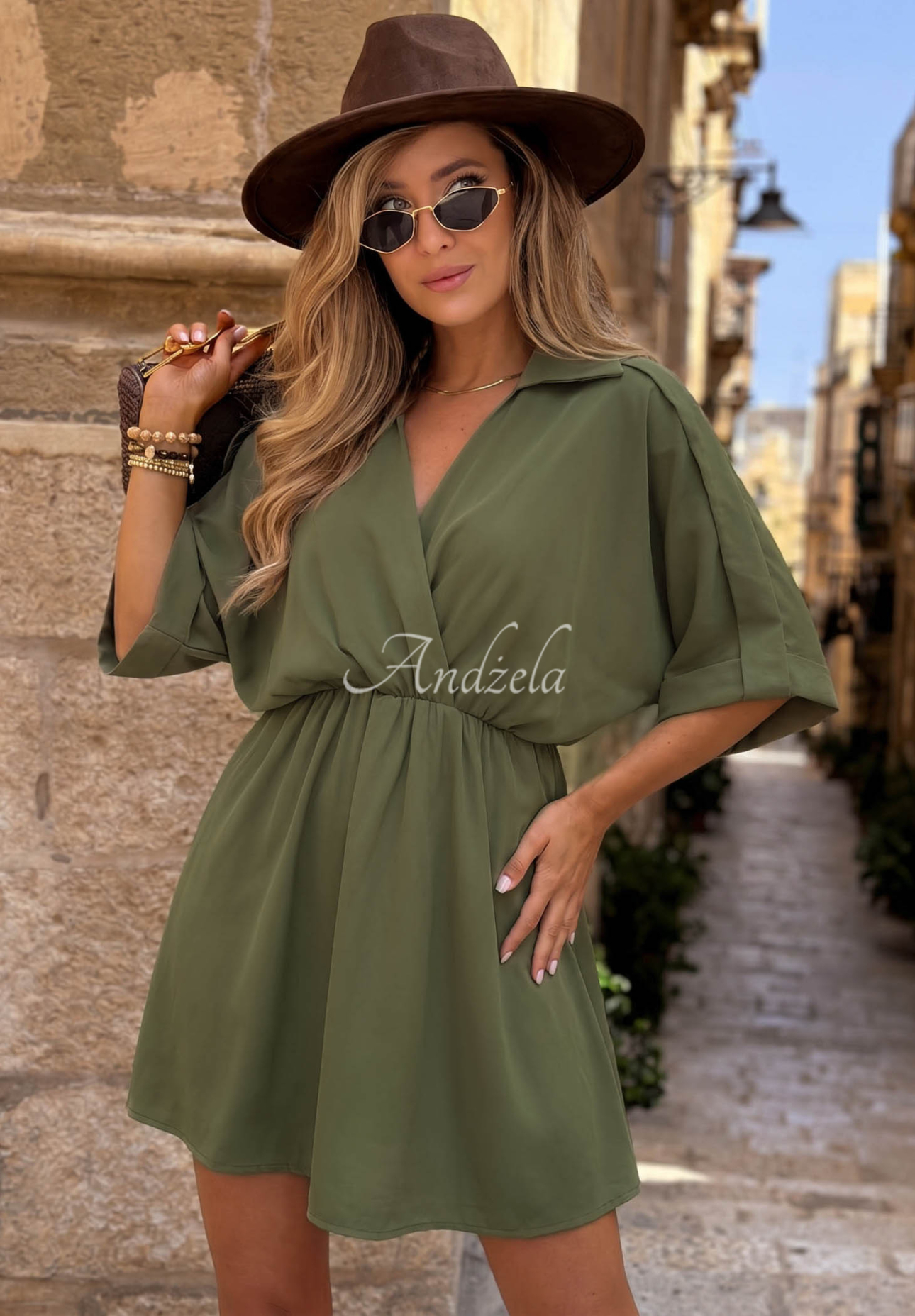 Rochie mini din viscoză Silent Hour