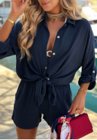 Compleu Cămașă i krótkie spodenki Summer Essence bej