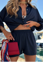 Compleu Cămașă i krótkie spodenki Summer Essence bej