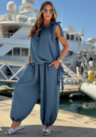 Compleu Top  i Pantaloni joggery Sun Flame camel