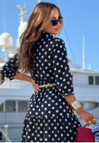 Koszulowa Rochie w Buline Summer Dots bluemarin