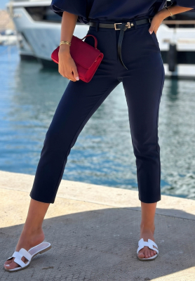 Pantaloni țigaretă din bumbac Sunny Bari