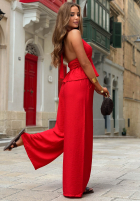 Długi Salopetă cu model tip panteră Panther Vibe ciocolatiu