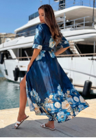 Rochie midi w kwiaty Lagoon Flora bluemarin