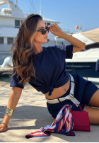 Tricou Don’t Wake Me bluemarin