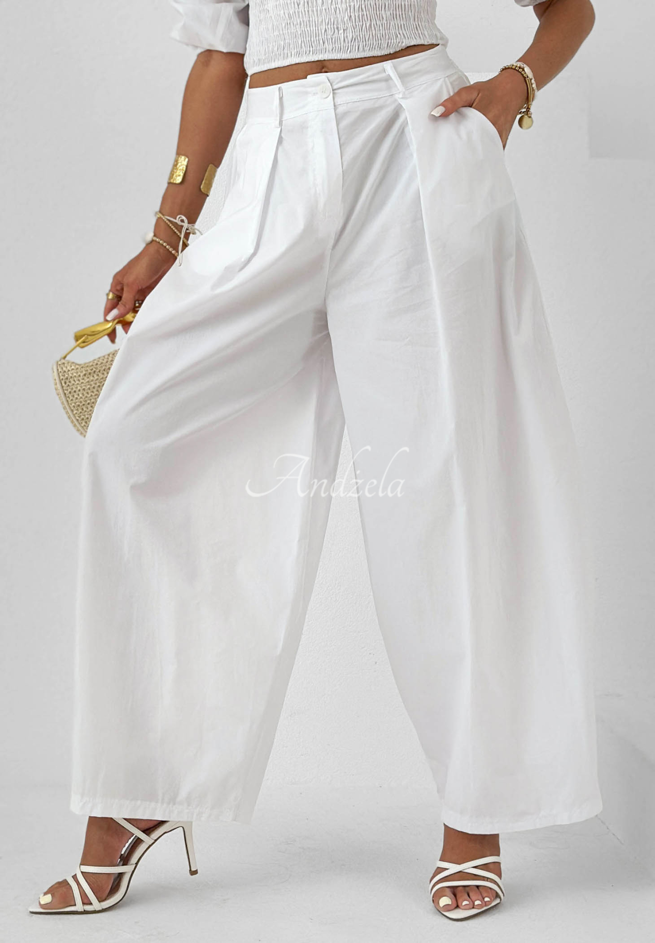 Pantaloni balloon din bumbac Solar Beauty