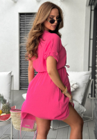 Koszulowa Rochie The Holiday fucsia