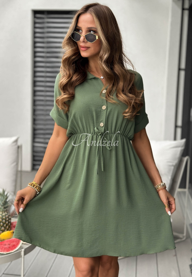 Rochie tip cămașă din viscoză The Holiday