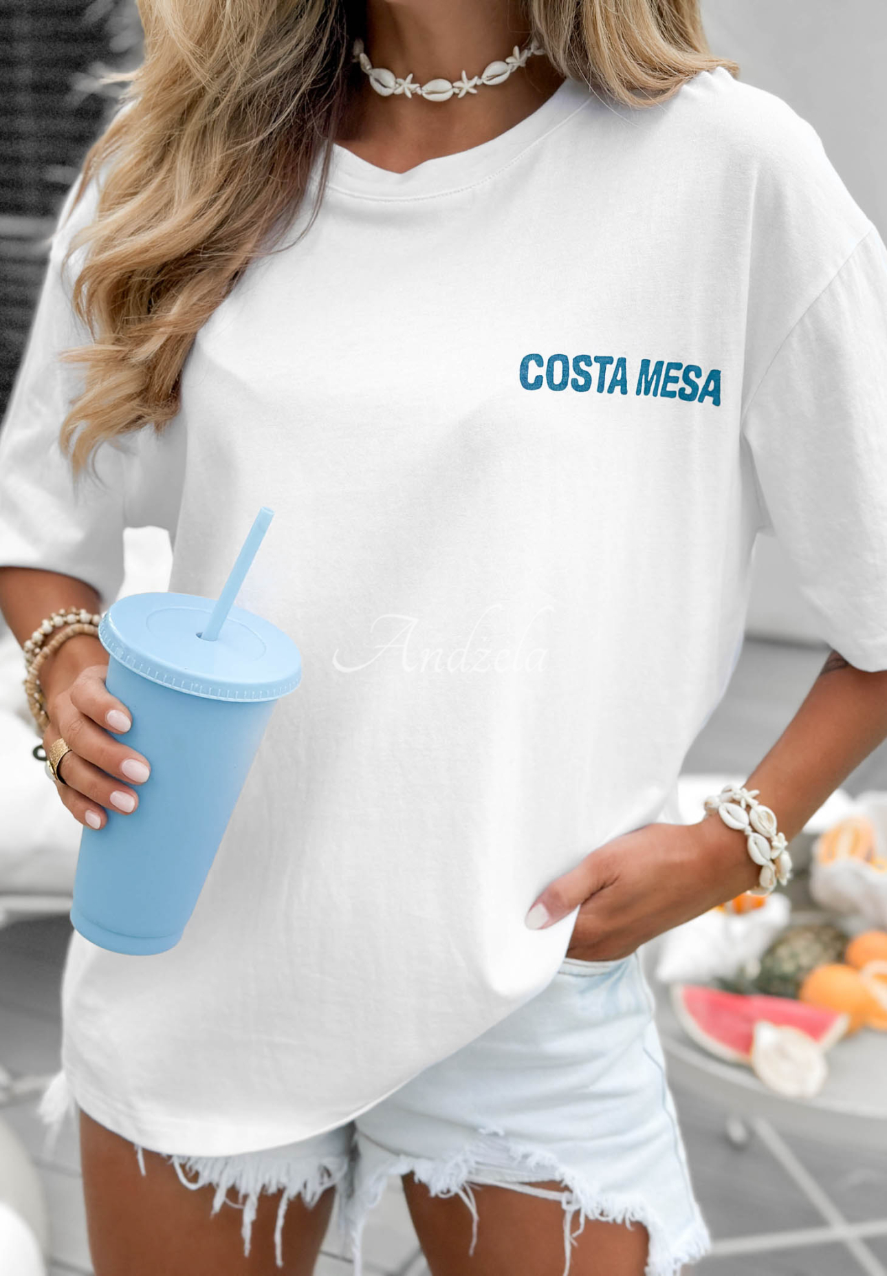 Tricou din bumbac cu imprimeu Costa Mesa