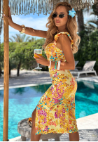Rochie florală pe bretele Blossom Ballet