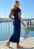 Bawełniana Rochie ze ściągaczem Moonlight Harbor bluemarin