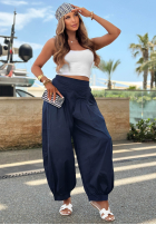 din material textil Pantaloni joggery Paradise Dock bluemarin