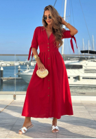 Rochie maxi Watching The Sunrise bej