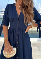 Rochie maxi Watching The Sunrise bej