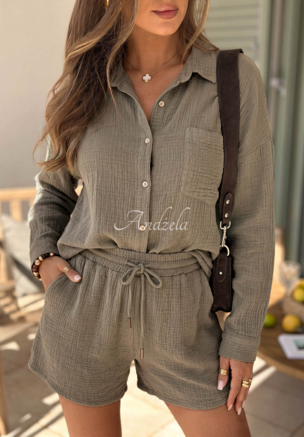 Pantaloni scurți de muselină Campfire Oasis